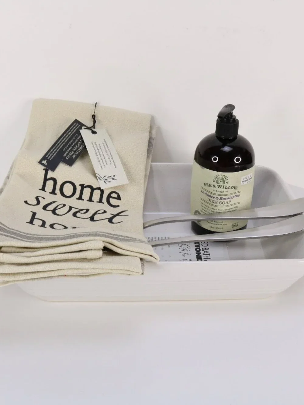 NEW Bee & Willow Dish + Dish Soap + Spoon Fork + Dishtowel * Wedding